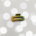 Matte Dual Colour Rectangle Hair Clip for Women – Stylish Everyday Fashion Accessory