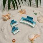 Rectangle Dual Shade Combo Claw Hair Clip