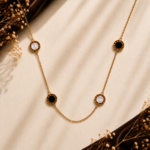 Trinity Roman Reversible Necklace – 3-in-1 Black & Pearl Edition - Image 3
